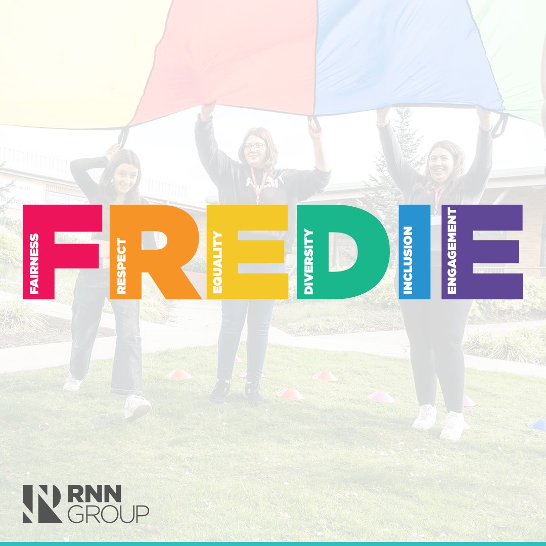 RNNGroup's tweet photo. Proud to be FREDIE
At RNN Group, inclusion is at the heart of our culture.
FREDIE stands for:
๐ค Fairness
๐ Respect
โ๏ธ Equality
๐ Diversity
๐ซถ Inclusion
๐ฌ Engagement
We want everyone across our Group to feel valued, respected and that they truly belong.
#RNNGroup #FREDIE https://t.co/Ox9VRDfZRG