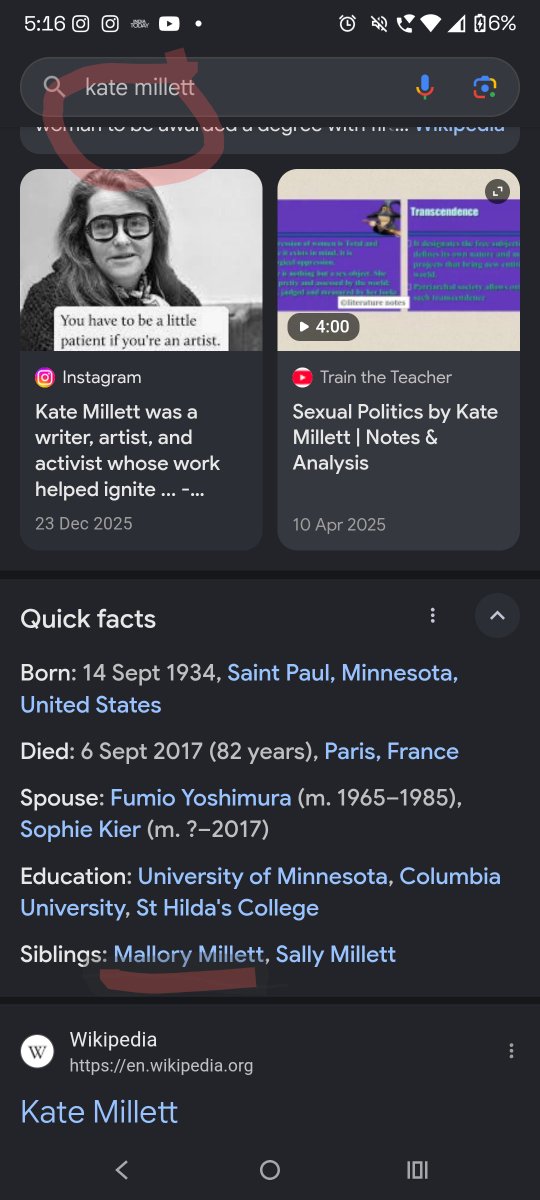 Kong33isking's tweet photo. The woman who wrote the definition of patriarchy for the modern day world and gave the entire world the term PATRIARCHY was exposed and Opposed By her own sister @Mallorymillett1 . Kate Millett wanted to normalise child prostitution, criminalize consensual sex as rapes, spread eritoticism, promiscuity and villainize men, fathers, husbands as oppressors and make kids completely promiscuous, view parents who set moral boundaries as oppressive beings. Kate and her team successfully brainwashed thousands of women to abort their babies and become slut, her influence was so strong that 8 year old girls wearing Shirts written "Daddy's little Slut" would be modeling. Kate was proven a mental patient. So basically women have upheld a mentally ill sex maniac, blindly just to blame all their problems upon men, rather than reading Victorian history.