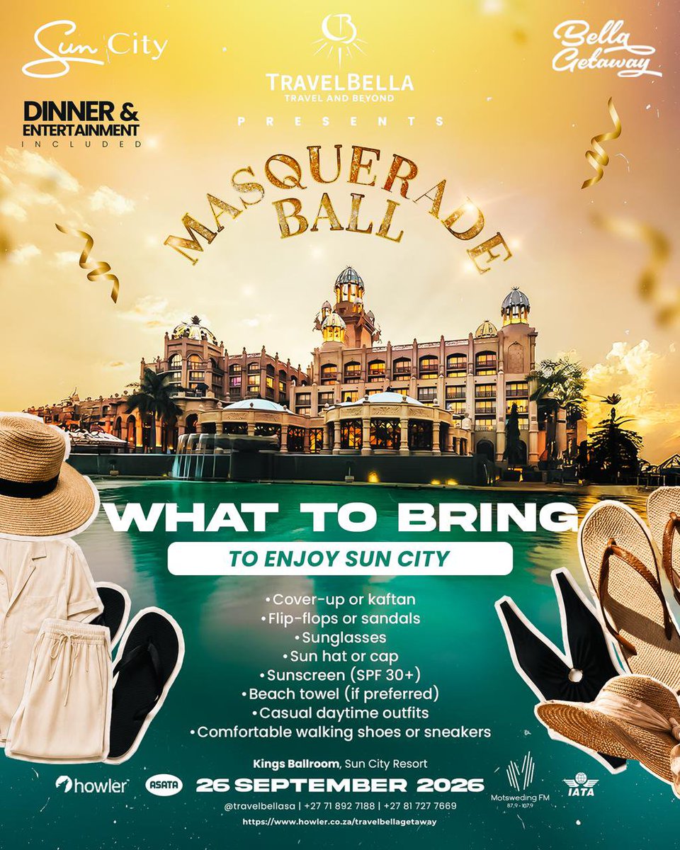 motswedingfm's tweet photo. 🎭 Ditsela tsotlhe di leba kwa Masquerade Ball lamatlhatso ono! 🔥

Mme re batla gore o goroge o ipaakantse ka tsotlhe tse o di tlhokang! 💃🏽🕺🏽 https://t.co/i65b9DVFt6