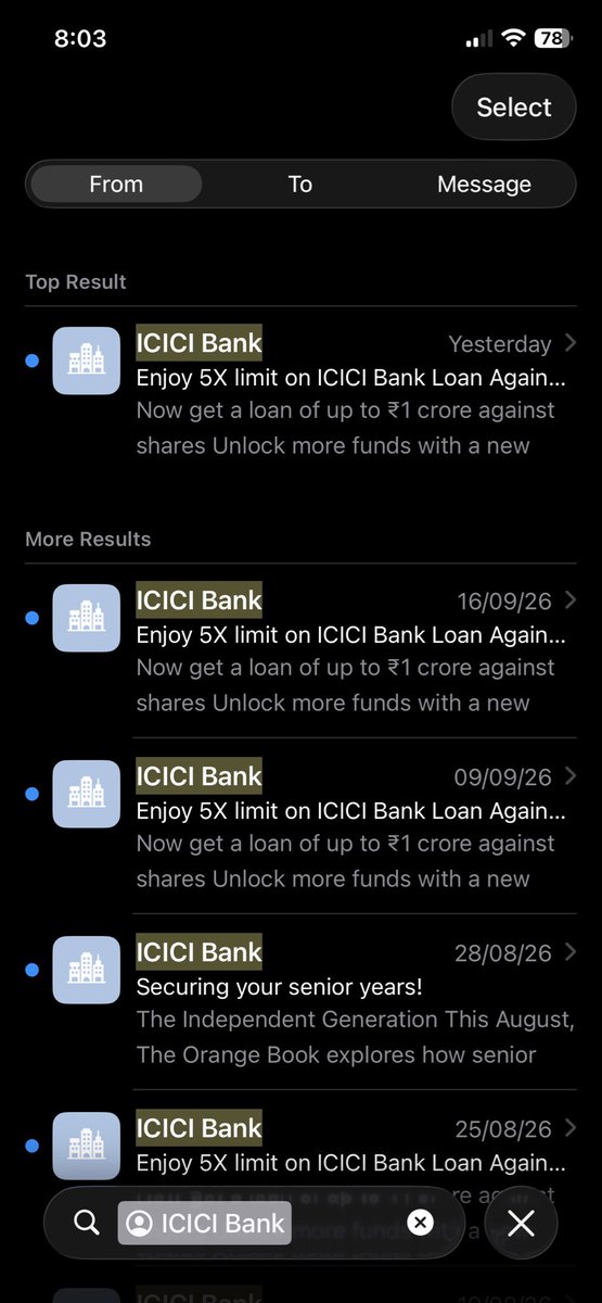 Bharti007P's tweet photo. @ICICIBank_Care I don’t see any mail. https://t.co/8bpTXQMZmh