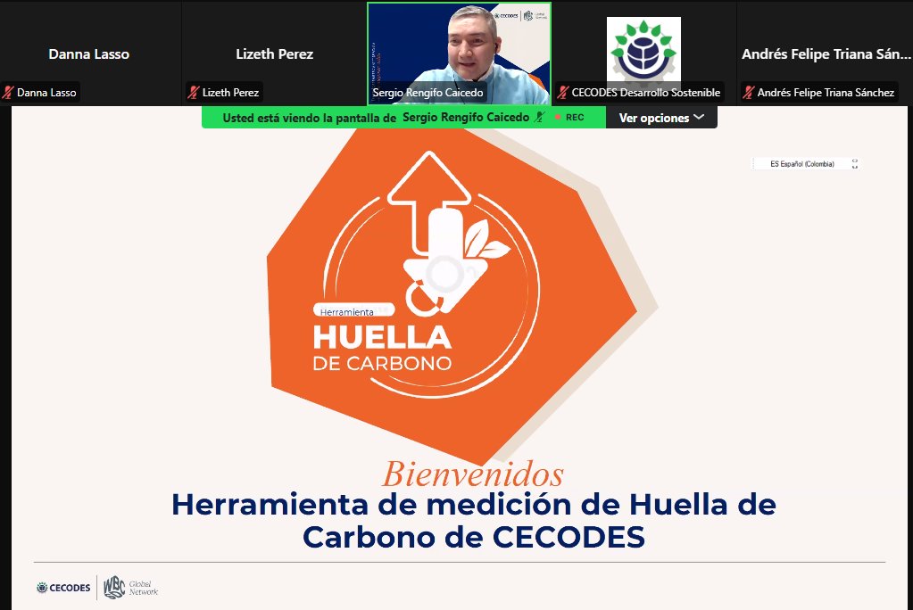 CECODES's tweet photo. #AEstaHora desde CECODES realizamos el lanzamiento de nuestra Herramienta de Medición de Huella de Carbono, una herramienta clave para nuestras empresas asociadas. 

Para dar inicio a este lanzamiento, nuestro director Ejecutivo, @sergiorengifo, presenta la importancia de la herramienta y como es un valor agregado para todas las empresas asociadas de CECODES.

#HerramientaHuellaCarbonoCECODES