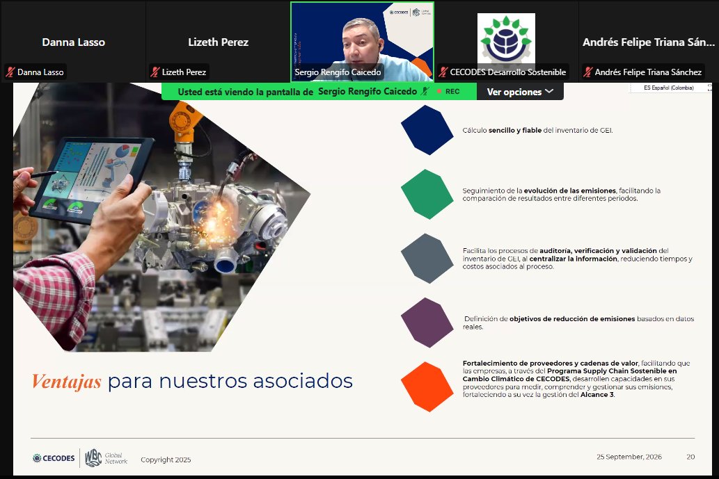 CECODES's tweet photo. #AEstaHora desde CECODES realizamos el lanzamiento de nuestra Herramienta de Medición de Huella de Carbono, una herramienta clave para nuestras empresas asociadas. 

Para dar inicio a este lanzamiento, nuestro director Ejecutivo, @sergiorengifo, presenta la importancia de la herramienta y como es un valor agregado para todas las empresas asociadas de CECODES.

#HerramientaHuellaCarbonoCECODES