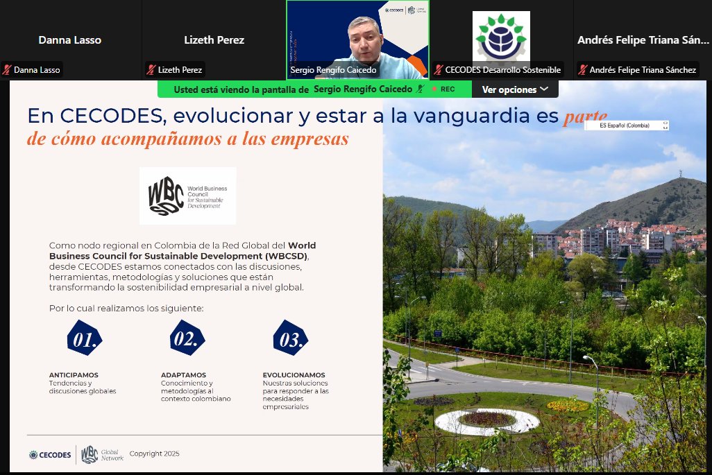 CECODES's tweet photo. #AEstaHora desde CECODES realizamos el lanzamiento de nuestra Herramienta de Medición de Huella de Carbono, una herramienta clave para nuestras empresas asociadas. 

Para dar inicio a este lanzamiento, nuestro director Ejecutivo, @sergiorengifo, presenta la importancia de la herramienta y como es un valor agregado para todas las empresas asociadas de CECODES.

#HerramientaHuellaCarbonoCECODES