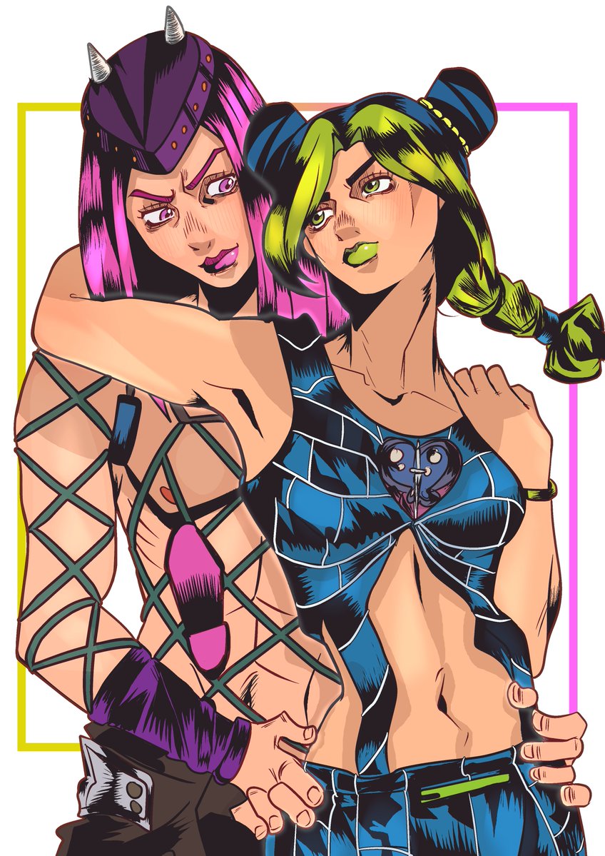 y0shunnq_0's tweet photo. 『ジョジョの奇妙な冒険』風の作画に挑戦してみた (๑•̀ㅂ•́)و✧
I tried the JJBA art style (๑•̀ㅂ•́)و✧
#jjba #jojosbizarreadventure #jolyne #anasui #空条徐倫 #アナスイ #ジョジョの奇妙な冒険 #ジョジョ #jojo https://t.co/CNEJdhThDE