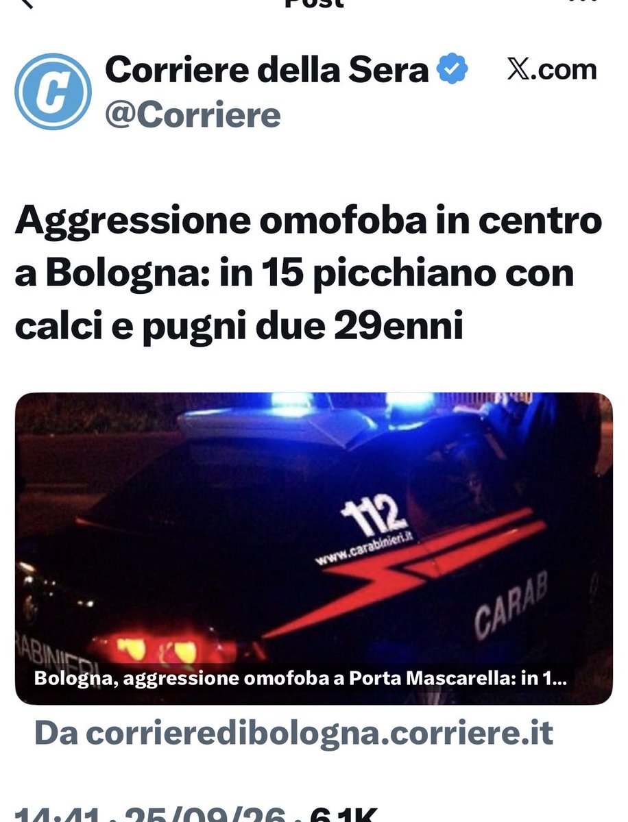 FrankyCoal's tweet photo. Oh comunque complimenti alla accogliente #EmiliaRomagna ! In meno di 24h orde di stranieri delinquenti a #Modena saccheggiano un supermercato e a #Bologna picchiano due ragazzi omosessuali. Ma mi raccomando fate le manifestazioni contro i Carabinieri eh #Lepore ? https://t.co/jML4imFZZU