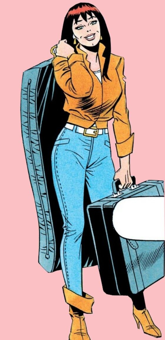 Entropyisodd's tweet photo. @Drag0G I know this style is probably very outdated but something I love about MJ's character is how she loves to stand out in the fashion scene! https://t.co/cKPU4RAJj0
