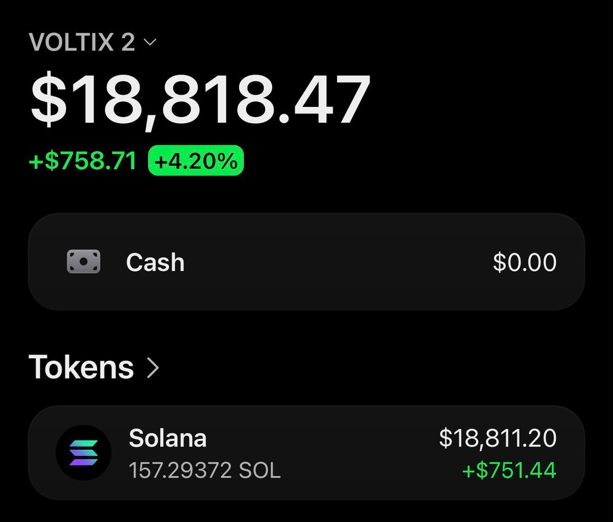 VOLTIXSOL's tweet photo. $100 to 5 people 

Follow me @VOLTIXSOL 🔔 

Comment your solana wallet 

Refresh your balance in 24 hours https://t.co/cppund0hrw