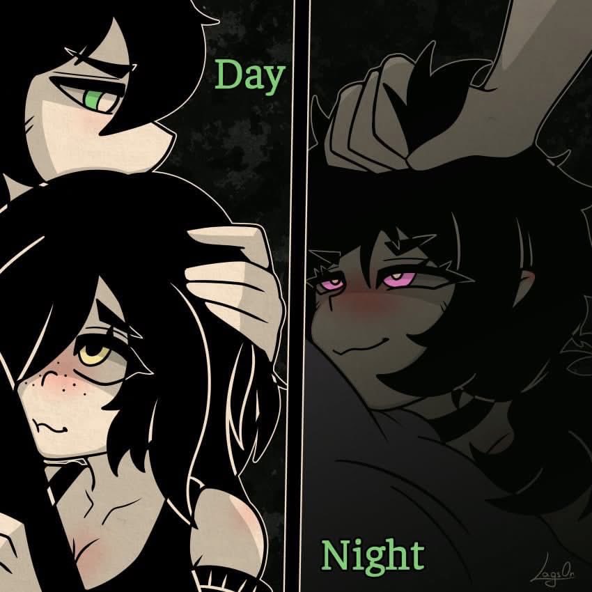 ashleygravesXD's tweet photo. Night and Day🖤 https://t.co/YMXmSlnxO0