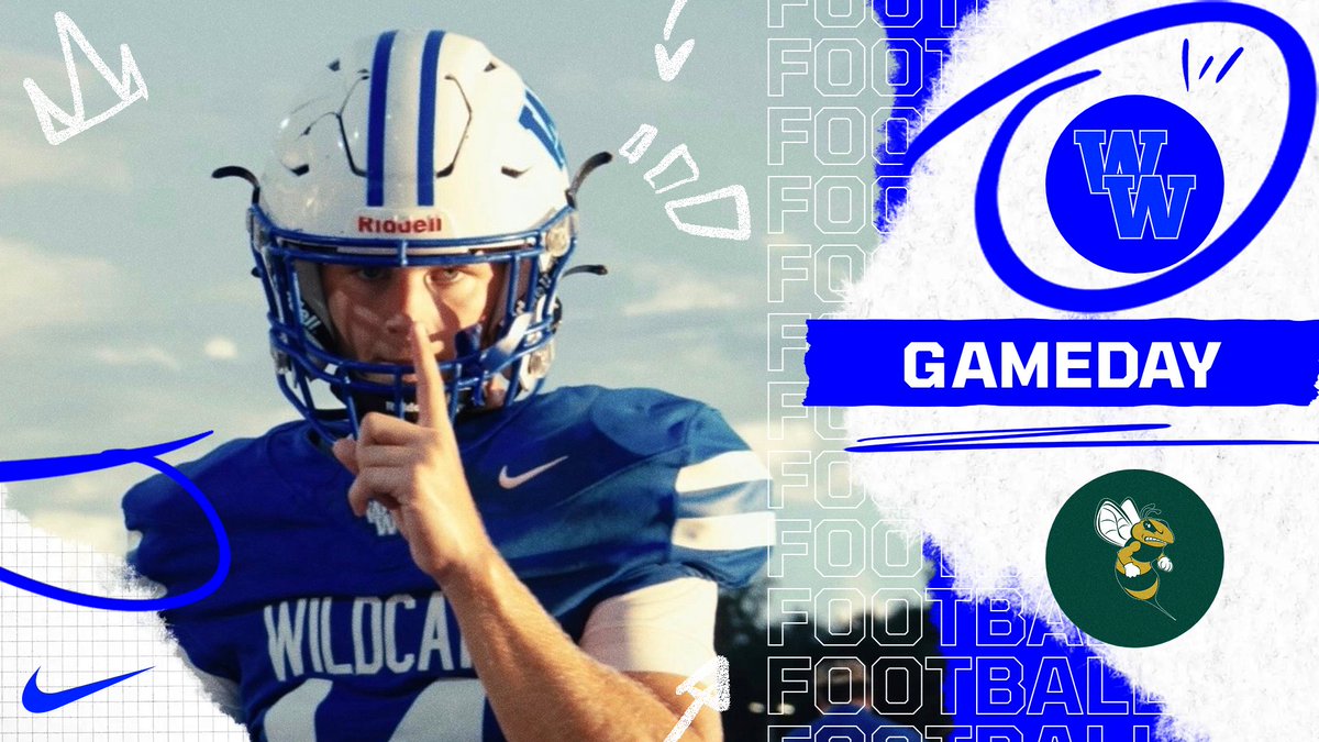 WMHSWildcats's tweet photo. 📣 Wildcats fans, are you ready? Big football matchup against MCC today with district championship stakes! Come out and support the boys! 🏆💪 #LockIn https://t.co/LQtURNz2AF