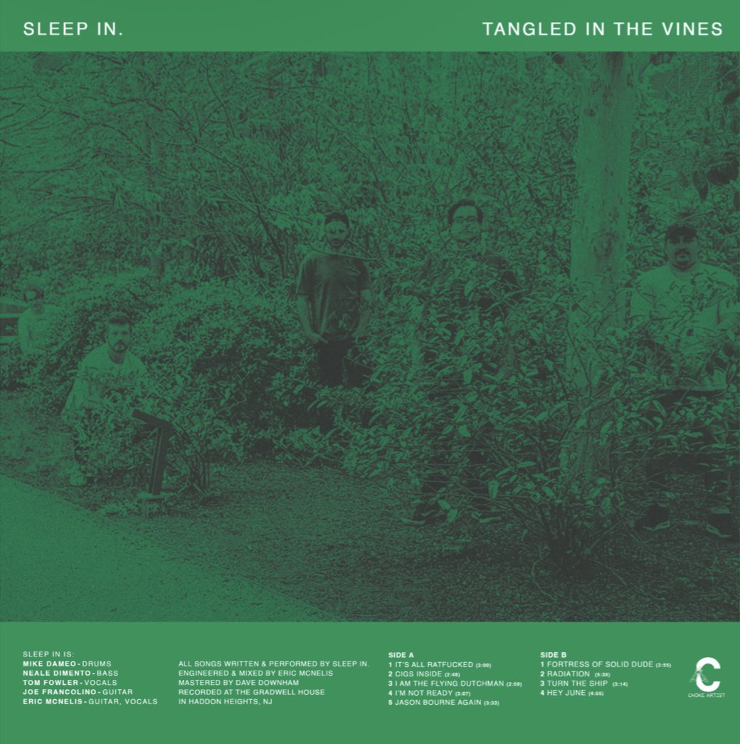 SleepInBand's tweet photo. Our new LP Tangled in the Vines is out everywhere now! So excited to finally share the whole thing. You can order vinyl via @chokeartistnj 

https://t.co/4YIIltbaEF https://t.co/eypXsOpwHw