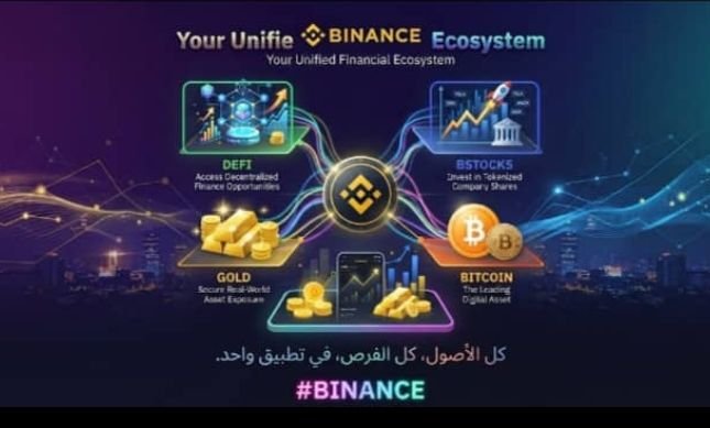 Sisu4890's tweet photo. #Binance

العالم المالي قاعد يغير جلده بشكل كامل، وبينانس ما عادت مجرد منصة لتداول العملات الرقمية وبس! 🌍

​تخيل تجمع الـ DeFi (التمويل اللامركزي) بفرصه، مع أسهم الشركات الكبرى (Bstocks)، جنباً إلى جنب مع أصول تقليدية وثقيلة مثل الذهب، والملك الأبدي البتكوين.. كلها تحت سقف واحد ومنظومة متكاملة واحدة! ⚡️

​الفرق صار واضح: المستقبل ما يحتاج تشتت محفظتك بين عشرين منصة وبنك، الحل صار يجمع لك عوالم الأصول الرقمية والتقليدية بمرونة وسهولة غير مسبوقة. 💼✨

​أنت وين صفتك؟ هل بدأت تنوع محفظتك بين العملات والأصول الحقيقية ولا لسه؟

​#Binance #DeFi #Bitcoin #البتكوين #الذهب #الأسهم #تداول #عالم_المال