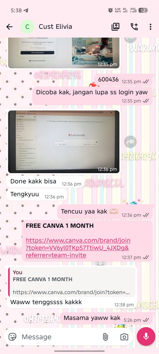 GOWCAT_'s tweet photo. @puisiraya Aku ada kak shading 3 user 7 hari 80k, sebulan 185k https://t.co/28kfK97Qok