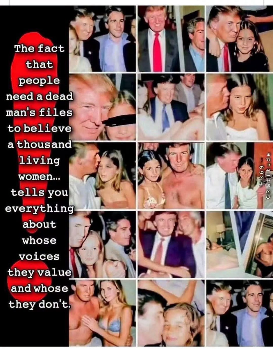 Gianl1974's tweet photo. We wouldn't need the files if we just believed women!🤷‍♂️ https://t.co/Sptx8ilU8i