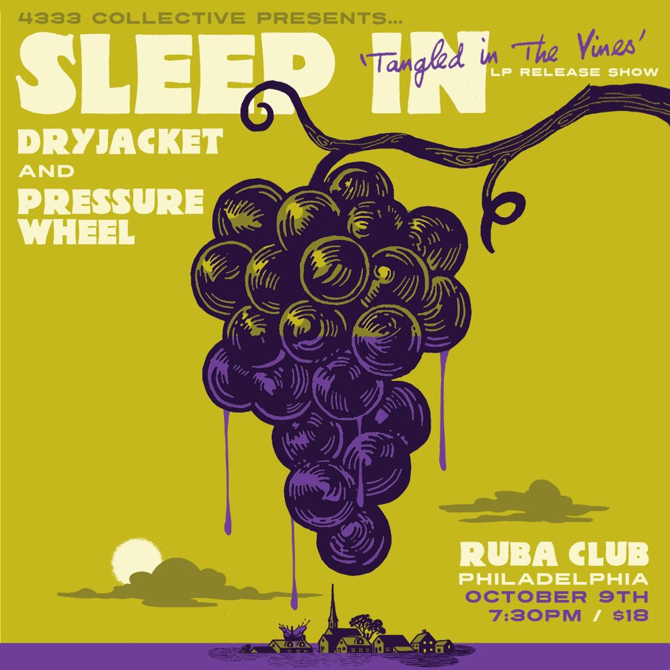 part_time_pr's tweet photo. Happy Record Release Day to Sleep In.!!! Tangled in the Vines is out now and it rips. Don’t sleep on this one. https://t.co/N6rOkFpYUU