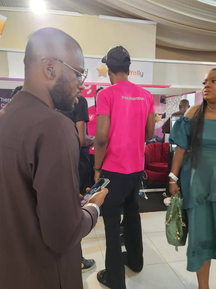 prine_x0's tweet photo. Don't just watch the highlights later. Be part of the action right now! Download Yolly, join the PodfestNaija livestream, and connect with the community. #YollyatPodfestNaija https://t.co/QgR02wFgW2