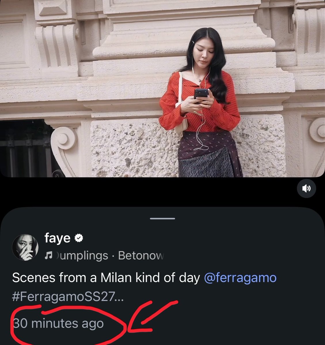 KimPei1994's tweet photo. Crazyyyy! 1M views in just 30 minutes
Fayemily geng makkkkkkk

#FerragamoXFaye #FerragamoSS27 #Ferragamo #FayePeraya  #MilanFashionWeek https://t.co/vDRMmMHiCl