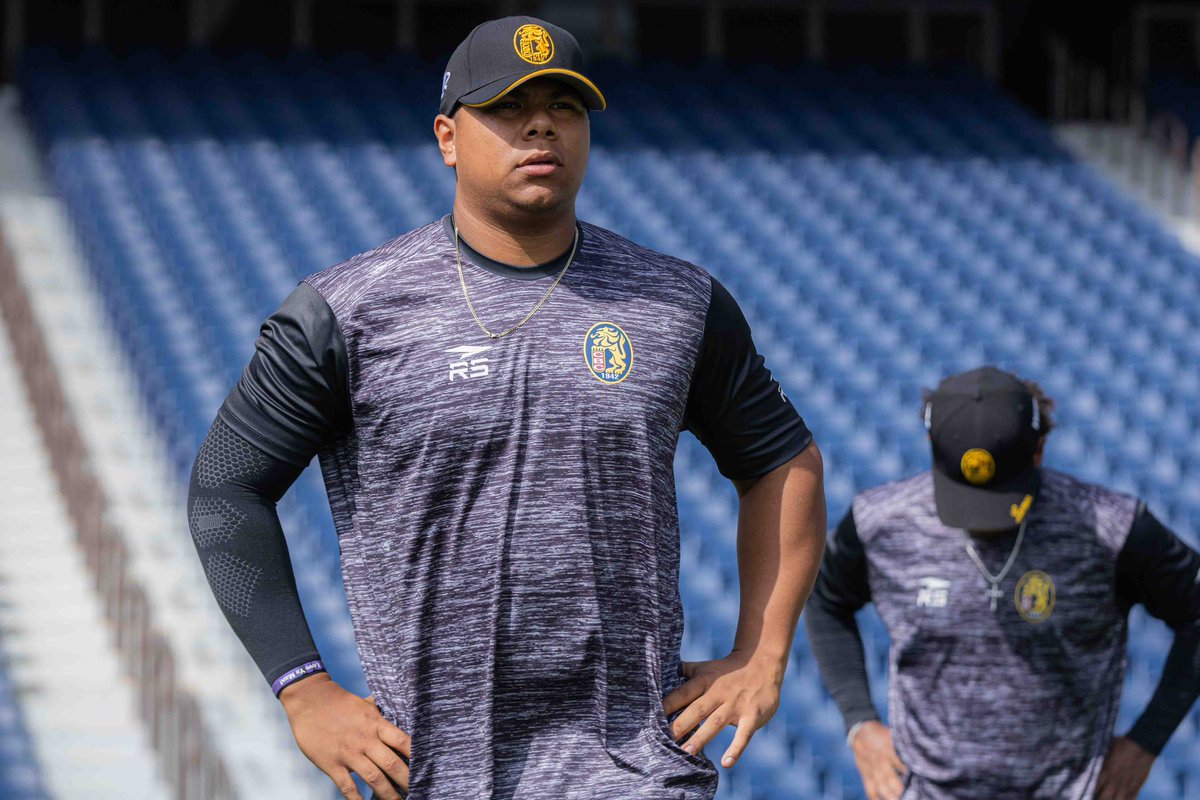 leones_cbbc's tweet photo. Ya está aquí 👀

Alfredo Duno (C) ya comenzó a preparar su debut en la @lvbp_oficial 

📸 @bymasiel 

#CaraquistaSoy🦁 https://t.co/h7AUxSi4hx