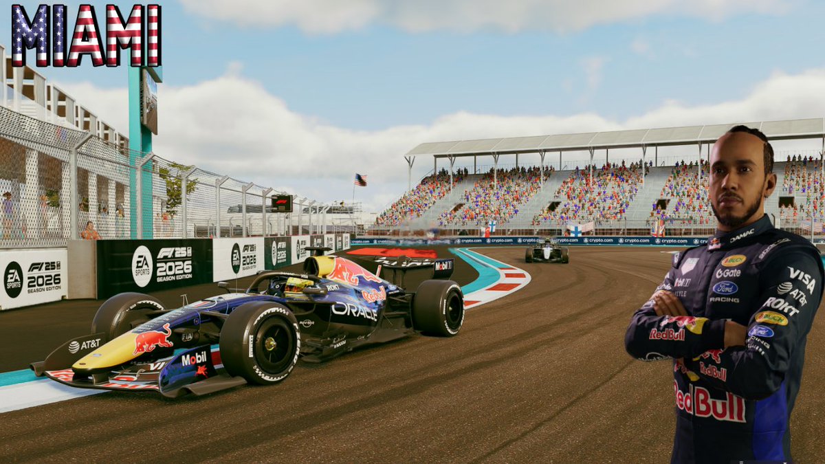 realIMPACT7's tweet photo. #F126 #Hamilton #RedBullRacing #MiamiGrandPrix #Season2 #RoadToGlory #Race6 #Round6 #Episode6 #MiamiGP #Norris #Leclerc #Verstappen #Hamilton #Russell #Formula1 #F1 #Qualifying #PS5 #Gameplay #Gaming Watch Live https://t.co/MdBxc1TfYh https://t.co/JKDIkyf8nk