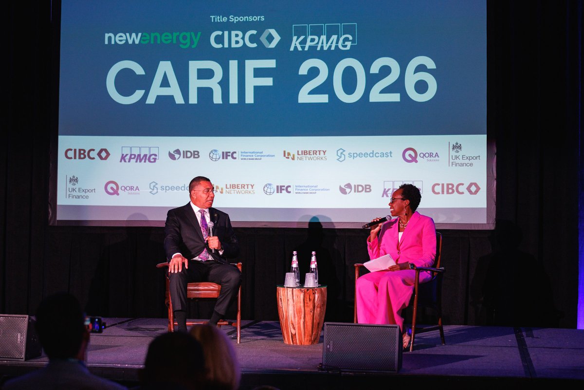 UNOPS_es's tweet photo. En #CARIF2026 dialogamos con la delegación de Jamaica, liderada por el primer ministro @AndrewHolnessJM sobre nuestro apoyo a la reconstrucción resiliente tras el huracán Melissa. 🇯🇲 #InfraestructuraResiliente #SIDSCaribe https://t.co/NkD7To0VrZ