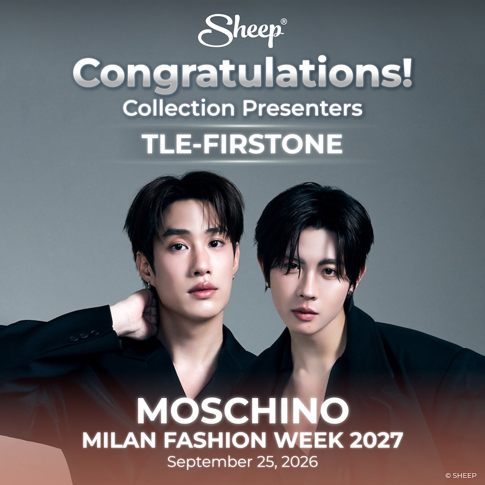 Applesheepth's tweet photo. TLE FIRSTONE AT MFW 2027
#MOSCHINOSS27xTLEFIRSTONE

Congratulations, Tle-Firstone! 💚🩷

อีกหนึ่งก้าวสำคัญและน่าภูมิใจบนเส้นทางแฟชั่นระดับโลก 🇮🇹
ขอแสดงความยินดีกับ เติ้ล-เฟิร์สวัน ที่ได้รับเชิญเข้าร่วมงาน MOSCHINO MILAN FASHION WEEK 2027 ณ เมืองมิลาน ประเทศอิตาลี

การได้ก้าวไปสัมผัสหนึ่งในเวทีแฟชั่นระดับโลก นับเป็นอีกหนึ่งโมเมนต์ที่น่าจดจำและน่าภูมิใจมาก ๆ

SHEEP TEAM ขอร่วมส่งกำลังใจให้ เติ้ล-เฟิร์สวัน กับการเดินทางครั้งนี้ ขอให้เต็มไปด้วยช่วงเวลาดี ๆ ประสบการณ์ใหม่ ๆ และโมเมนต์สุดพิเศษ

พวกเราจะรอชมและเป็นกำลังใจให้เสมอนะครับ
SHEEP TEAM 🧡

#TLE_mtm #Firstone
#TleFirstone
