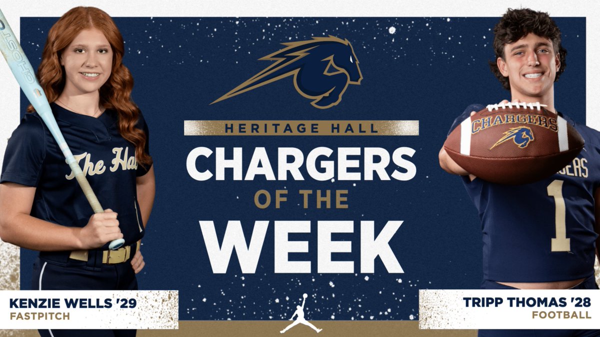 HHokcSports's tweet photo. Congrats to Kenzie &amp; Tripp, our #ChargersOfTheWeek for September 25-October 1! Not only do you fuel your teams' success in competition…you also exemplify the #ChargerCode off the field of play! #hhokc #onward #buildingchampionsforlife #okpreps https://t.co/w1KUOdB4vv