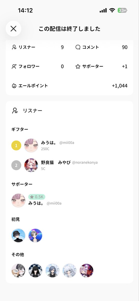 Jin2706's tweet photo. 9/24のお昼枠
来てくださった方々ありがとうございました！
みゃうみゃうミニケーキありがとう！
投げていいよって言ってから投げようね？
めっちゃ嬉しかったです☺️ https://t.co/lllt9ROadv