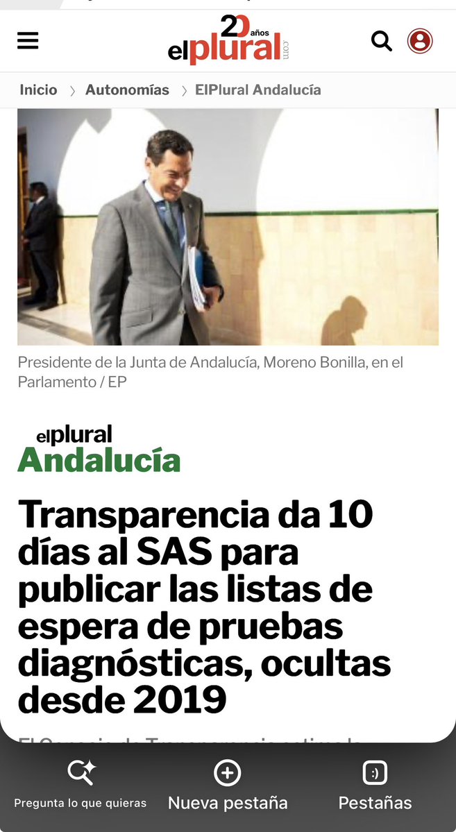 angelesferriz's tweet photo. Para reducir las vergonzosas listas de espera de Andalucía, lo q hizo @JuanMa_Moreno no es contratar más médicos sino sacar de esas listas a los q están esperando una prueba (radiografías, resonancias, tacs, mamografías, colonoscopias, ecografías…). Calculamos que son 1 millón. https://t.co/KWFYiJgK7D