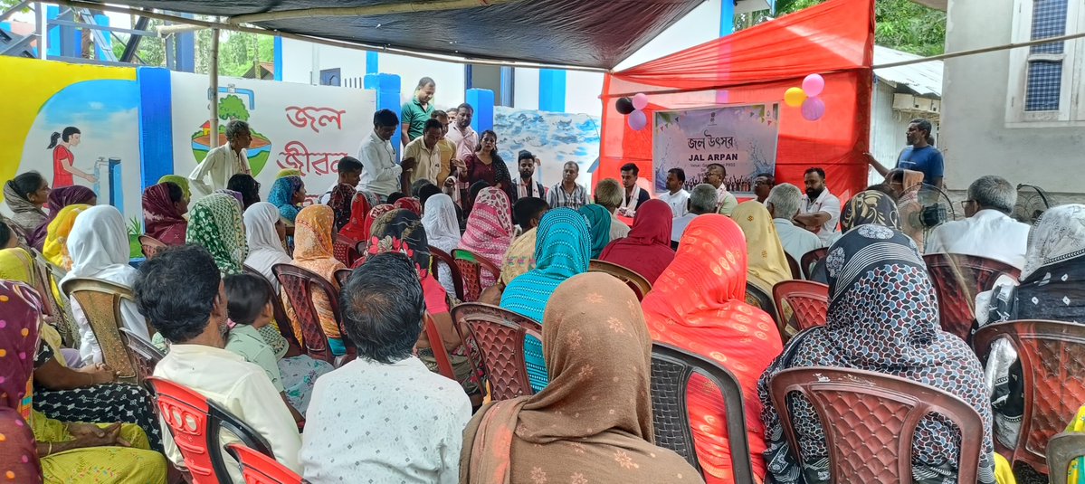 JJMBarpeta's tweet photo. #JJMUpdate: Jal Arpan Divas observed at Garemari Gaon PWSS under Mandia LAC of Barpeta, Assam
#JalJeevanMission
#HarGharJal
#JJMAssam 
@dcbarpeta_ 
@KPaulAssam
@JJM_Assam 
@jaljeevan_ https://t.co/lemnUDTnJv