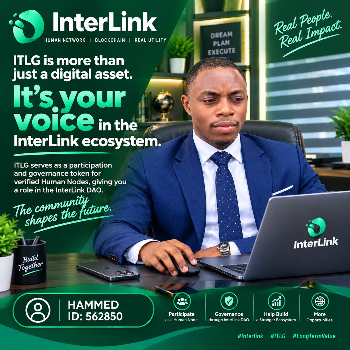 OLLATZURRY's tweet photo. InterLink’s ecosystem connects the InterLink App with InterLinkChain, allowing users to move from off-chain activity toward on-chain assets and applications.
The bridge between people and blockchain is getting closer.
#Interlink #ITLG #ITL https://t.co/HInQJKVcwH
