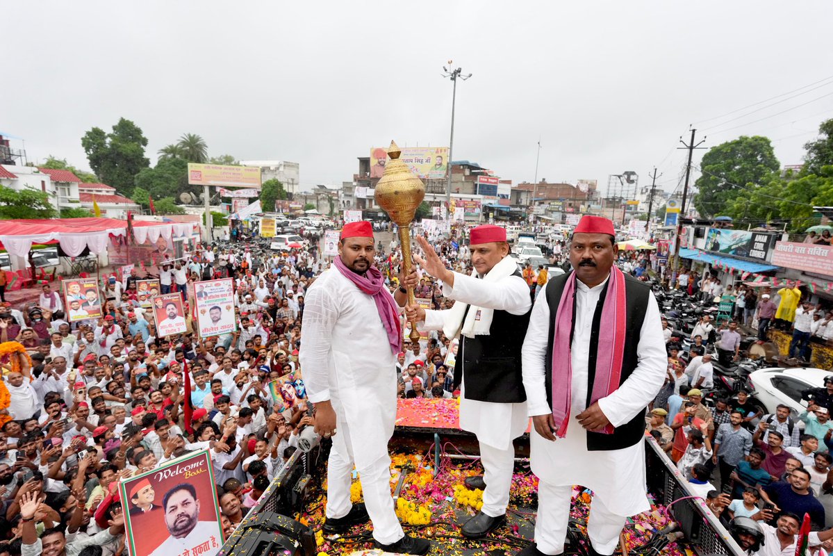 yadavakhilesh's tweet photo. संकल्प ले लिया समानता की नई रीत का
और अपने ‘पीडीए’ की शानदार जीत का! https://t.co/zWKDCqG1bQ
