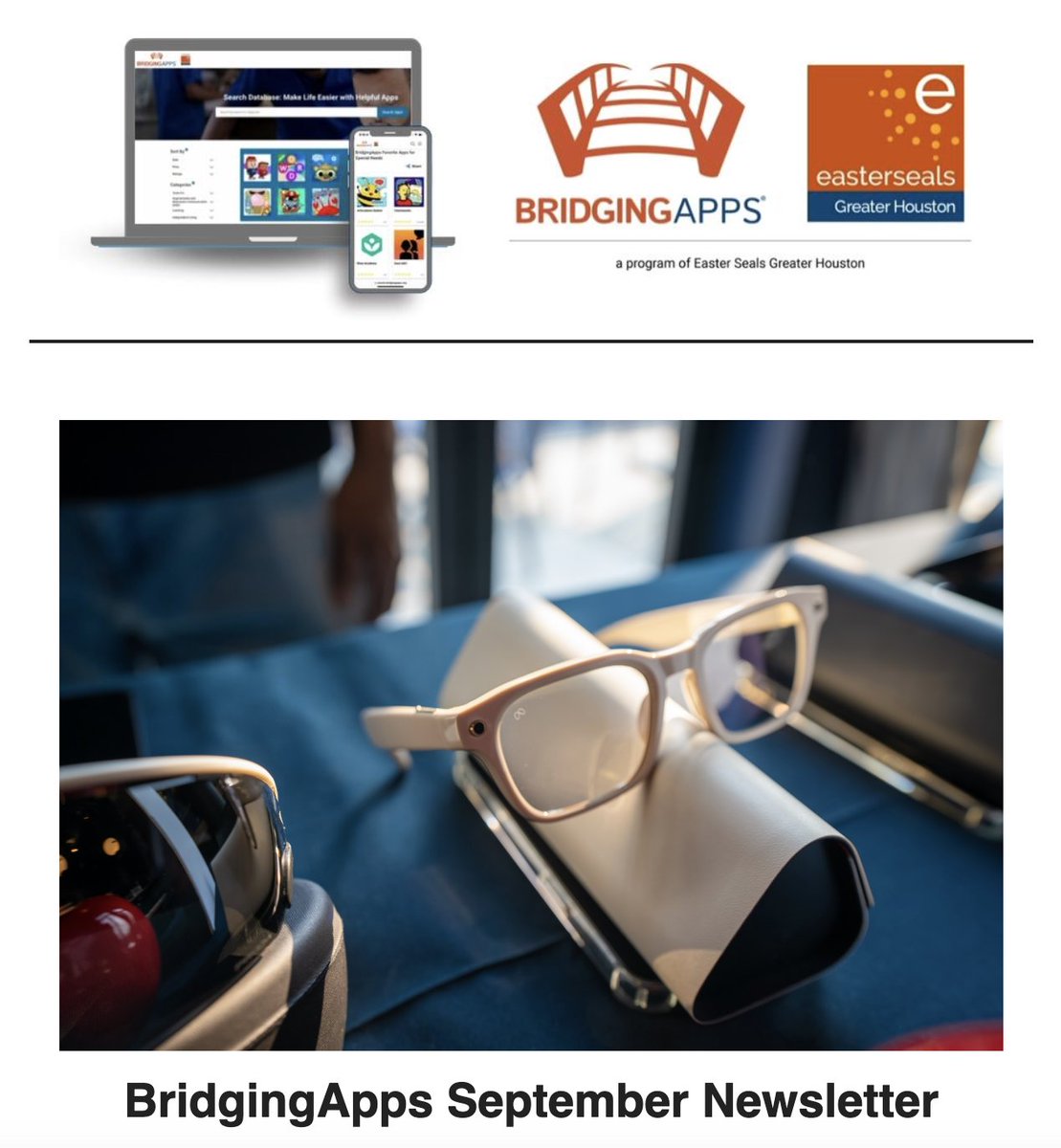 BridgingApps's tweet photo. 📰 Our September BridgingApps Newsletter is here!

Catch up on the latest assistive technology resources, app recommendations, community news, and more from BridgingApps.

Read the September newsletter: https://t.co/askujjko1q https://t.co/vjpsIWO0k8