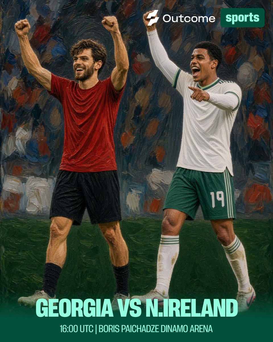 OutcomeSports's tweet photo. Georgia are unbeaten in all four matches in 2026.

Can Northern Ireland do one up on them? https://t.co/PcU6d2goIB