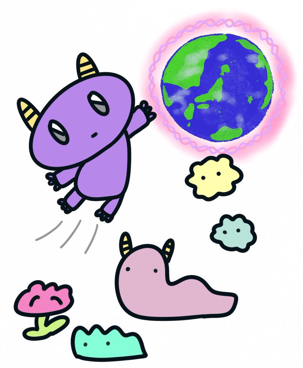 GajumaruStudio's tweet photo. イラスト初投稿✨

地球欲しがり宇宙人🌏

デジタル勉強中…！
たくさん可愛いキャラ作っていきたい🐱

いいね👍
コメントよかったらください！

#イラスト 
#イラスト好きさんとつながりたい 
#オリジナルキャラクター
#ゆるかわ
#無言フォロー歓迎 https://t.co/pEINA8Oeab