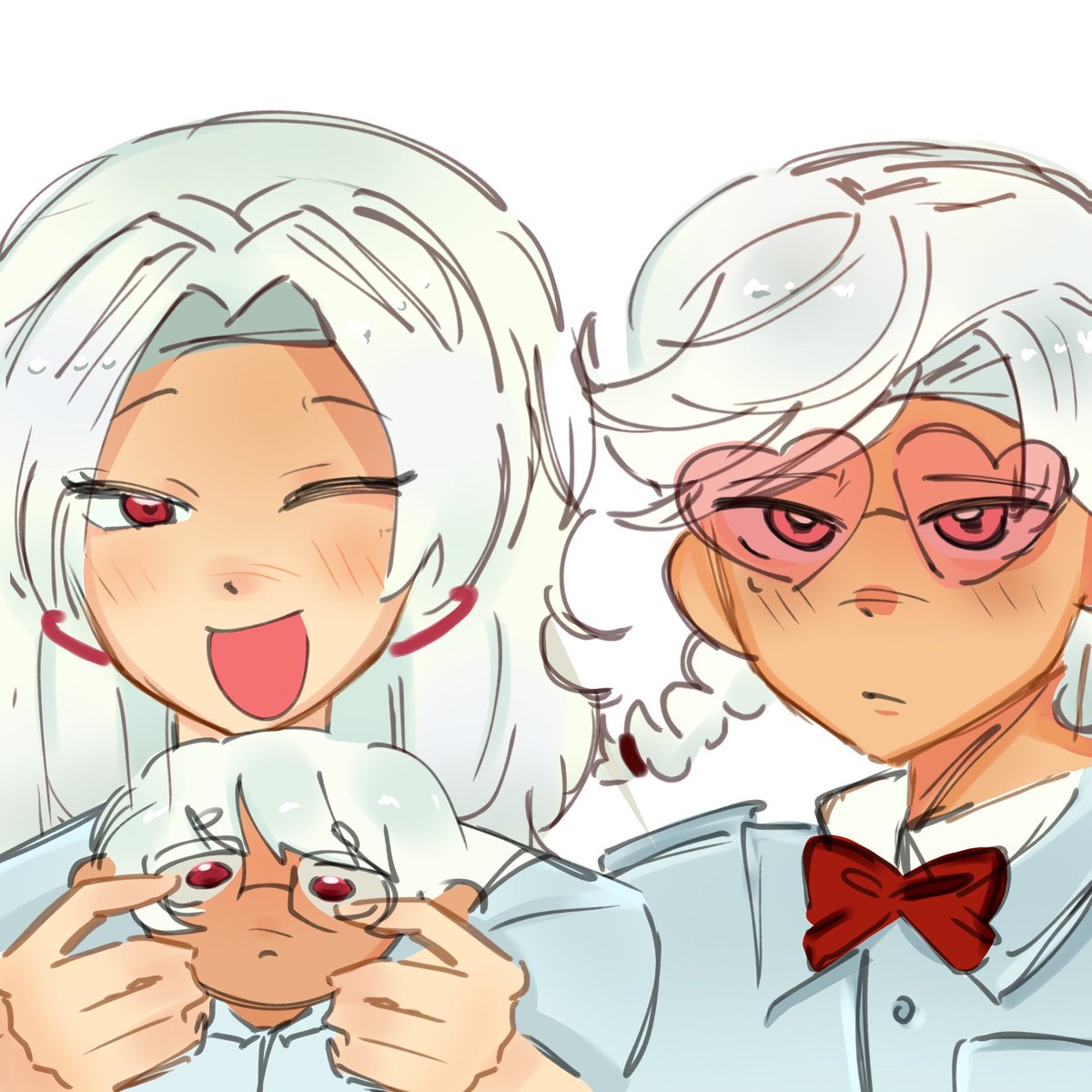 suaglazer4ever's tweet photo. #yumeship art bro idk,,,,,I hate drawing so much sigh sigh

hh wow its saekori/fish and enakori/fish kinda bro😭😭😭😭😭

🐟🐟 https://t.co/U8Zs5LbJFu