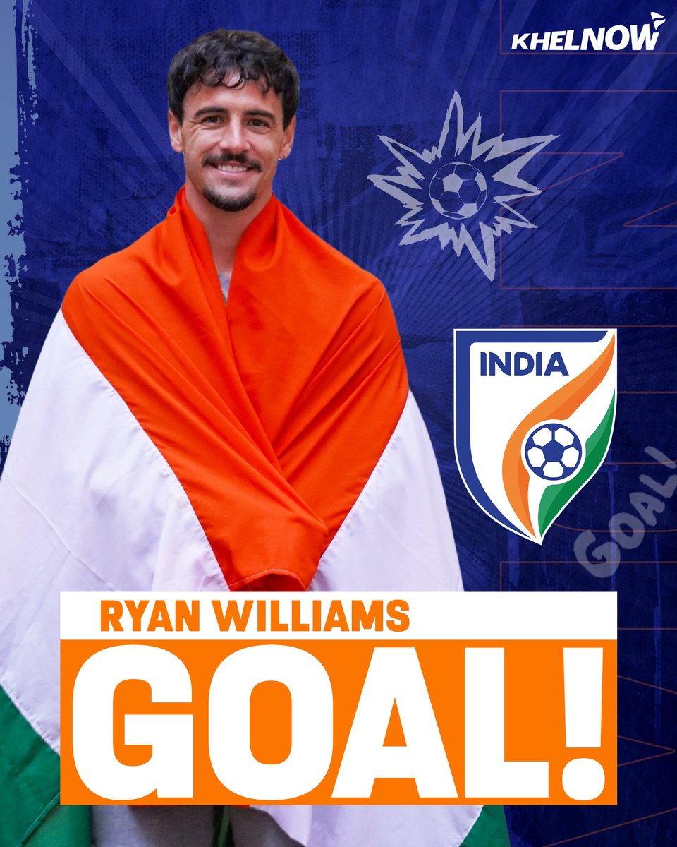 KhelNow's tweet photo. 41' GOOOOOAAALLL!!! What a finish by Ryan Williams!

A through ball from Akash Mishra and Ryan Williams puts the Blue Tigers ahead! 

India  🇮🇳1-0 🇵🇦Panama!!  

#IndianFootball #IndianFootballTeam #BlueTigers https://t.co/EUVQMFNfJB