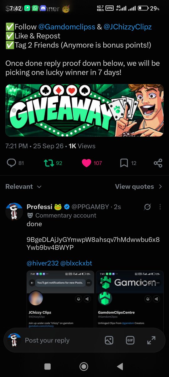 PPGAMBY's tweet photo. @IfwRex Rex win?

9BgeDLAjJyGYmwpW8ahsqv7hMdwwbu6x8Ywb9bv4BWYP https://t.co/gV74uSmtPT
