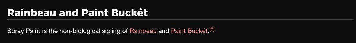 syntaxsta's tweet photo. the fact that spraypaint's siblings have designs that are full of color has me thinking......would they attempt to make spraypaint wear more color (and failing) https://t.co/GgVx5BtOQj