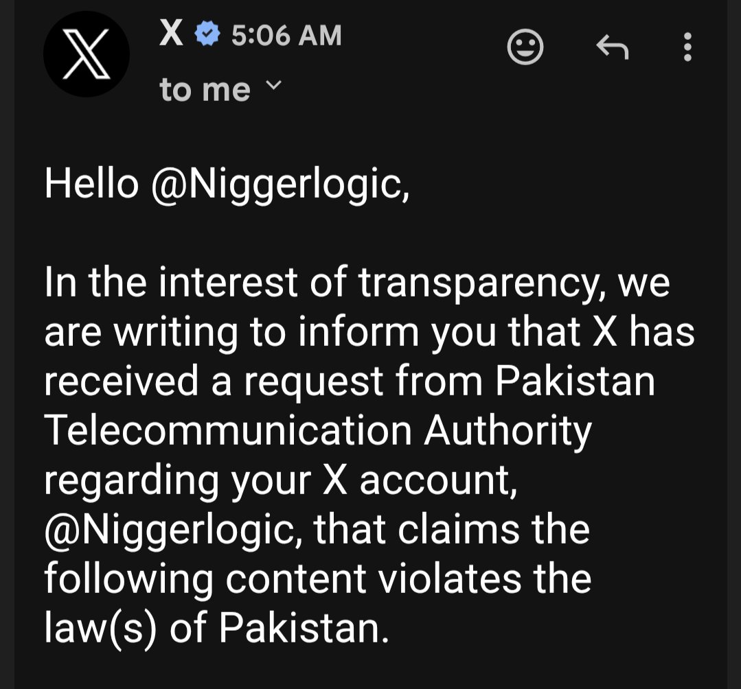 Niggerlogic's tweet photo. These are my favorite emails that I receive 

🤣 Fuck Islam! https://t.co/kQdbcY70fa