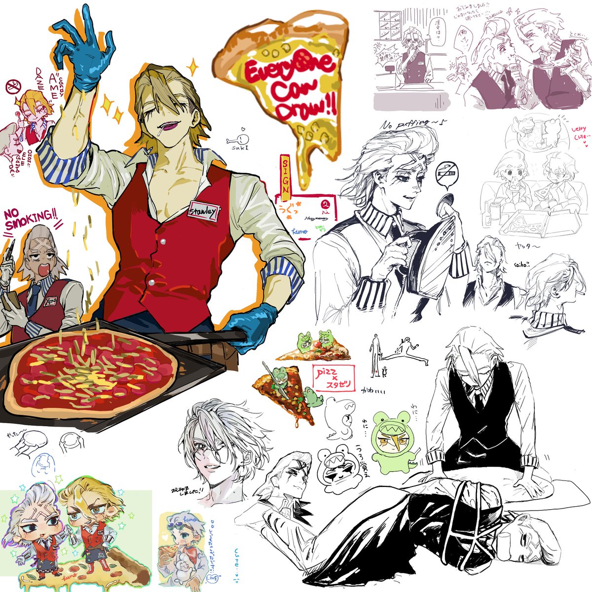 nyan_pippi2's tweet photo. 絵茶ありがとうございました！🍕 https://t.co/LU3OlQ2f29
