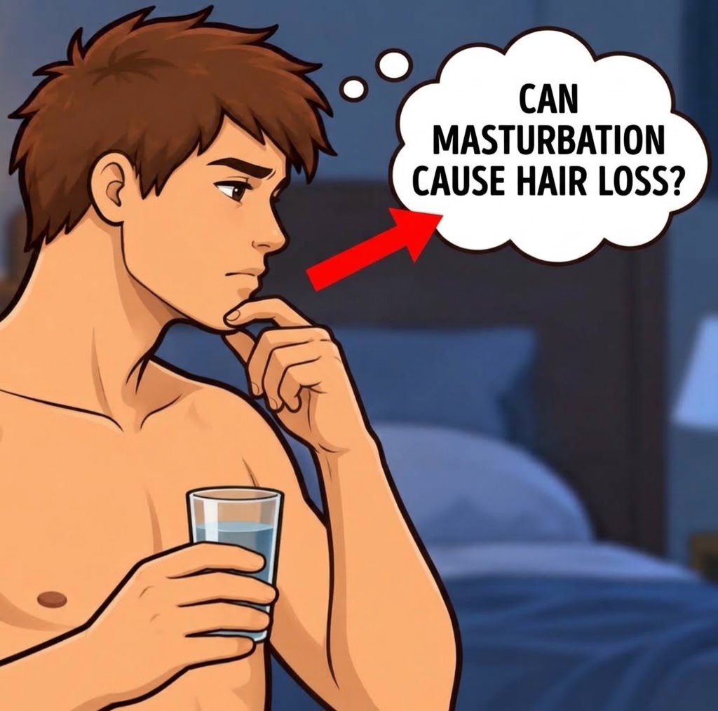 XScienceCraft's tweet photo. Can masturbation cause hair loss?

1. THERE IS NO PROVEN DIRECT LINK. https://t.co/ZbzB3HLGdH