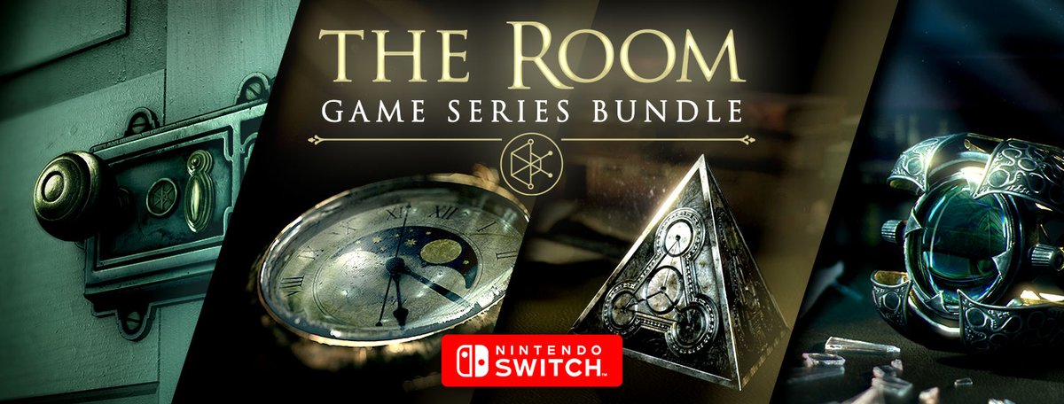 Fireproof_Games's tweet photo. Immerse yourself in the mysterious world of The Room with The Room Game Series Bundle on Nintendo Switch™, featuring all four flat screen games.

Use either the touch screen or Joy-Con™ motion controls to explore a variety of compelling locations and use your magical eyepiece to solve a series of unique puzzles🧐.

https://t.co/EurHsscQSt

#TheRoom #NintendoSwitch #eShop