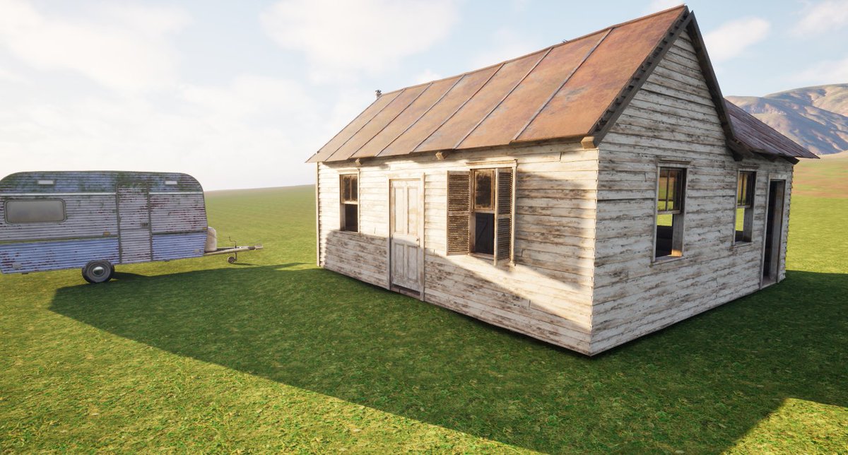 asliuzmcgluu's tweet photo. Life is starting in Pirate Town! 🏡✨
Building our first house next to the track! Cozy interior set up, track view from the window, and pumpkins harvested. 🎃🏁
#IndieDev #UE5 #GameDev #PirateDrivers #LevelDesign #PirateTown https://t.co/1IFU77R287