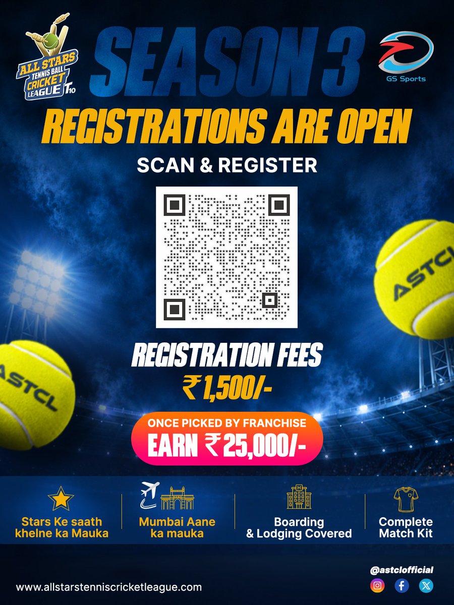 astclofficial's tweet photo. 30th September. That’s your deadline. ⏰

Don’t let your All Star dream wait. Register Now! https://t.co/kTMx7EObiI 🔗

#ASTCLS3 #AbGullyKaStarBanegaAllStar https://t.co/w9GBannnm5