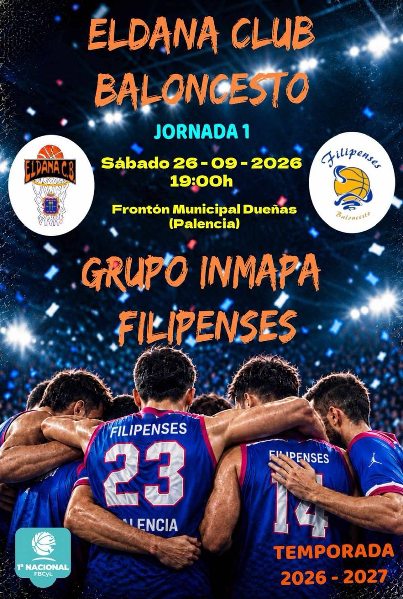 FilipensesBto's tweet photo. “Hasta el Último suspiro, hasta el último aliento”

Grupo Inmapa Filipenses arranca la temporada con un vibrante derbi provincial ante el Eldana Club Baloncesto

Previa:

https://t.co/odGCi5pjWL

#HastaElÚltimoAliento #hastaelultimosuspiro #FEB #FBCyL https://t.co/6UmZGwbnn5