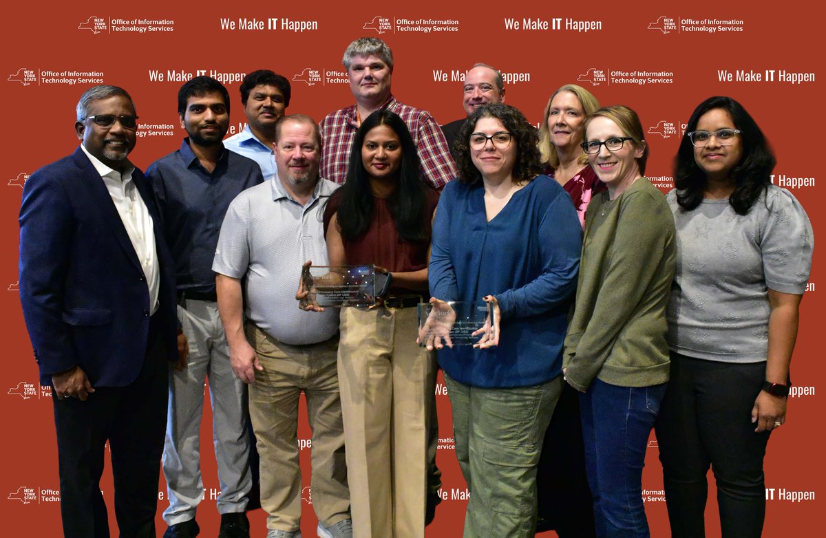 NYSITS's tweet photo. More than 800 IT and other government professionals attended the GovTech New York Digital Summit this week, and as part of this event, New York's best technology initiatives were celebrated. Congratulations to the many “Best of New York” award winners! https://t.co/wZqw0edGfW