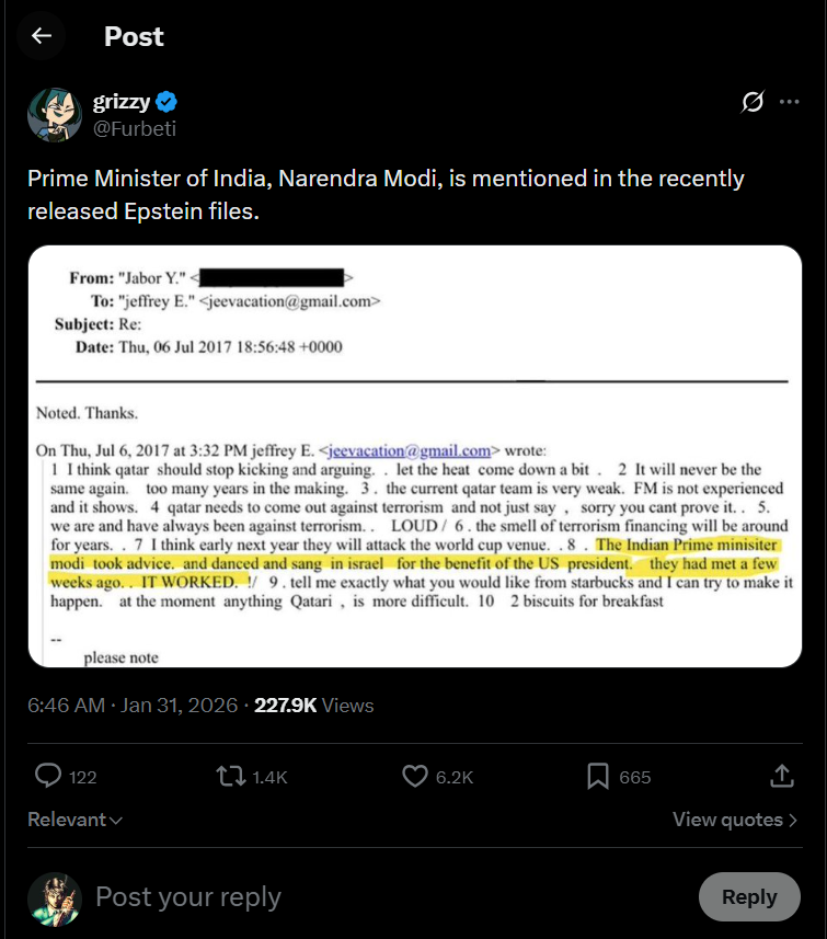 RavenManz's tweet photo. @Sou_reads @JustinHHill @berserker144 isn't your rapejeetkistan country is pro jew and israel allies? https://t.co/oeFsEVSltz