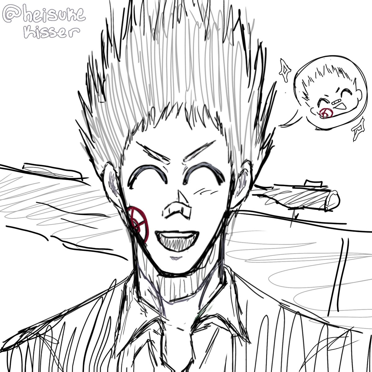 chels4s's tweet photo. Okay this is like really old but I still wanna post it

#fanart #heisukemashimo #skdy #sakamotodays #sketch https://t.co/sbJnOsnwYI