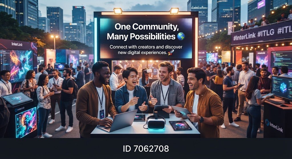 jacquesangaeu's tweet photo. One Community, Many Possibilities 🌍
Connect with creators and discover new digital experiences. 🚀
#InterLink #ITLG #ITL https://t.co/Uy0vQv3cT6