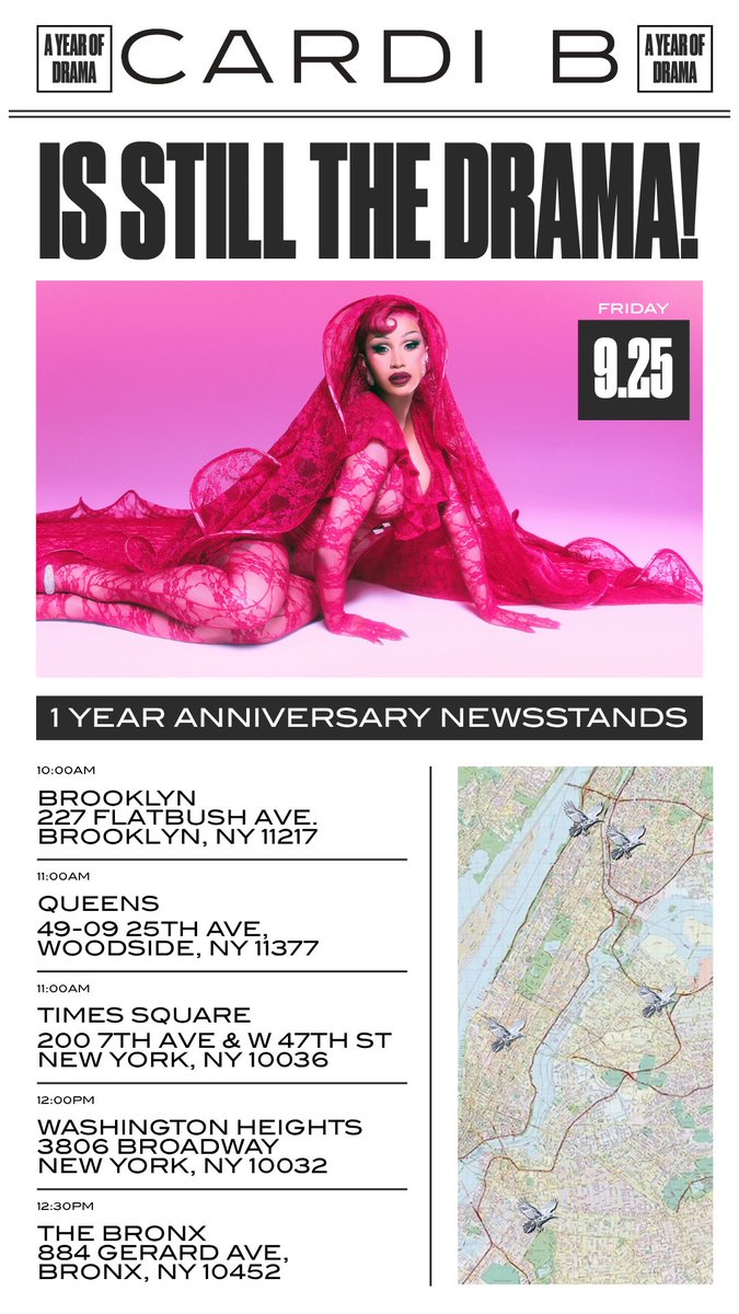 itsKenBarbie's tweet photo. EXTRA EXTRA! 📰 Read all about the last year of ‘AM I THE DRAMA?’ 

We’re celebrating ONE YEAR of ‘AITD’ with a NYC news stand take over! Find these limited edition papers at 5 different locations in the city before they run out! https://t.co/9Hs08zl9yK