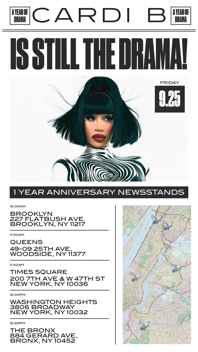 itsKenBarbie's tweet photo. EXTRA EXTRA! 📰 Read all about the last year of ‘AM I THE DRAMA?’ 

We’re celebrating ONE YEAR of ‘AITD’ with a NYC news stand take over! Find these limited edition papers at 5 different locations in the city before they run out! https://t.co/9Hs08zl9yK